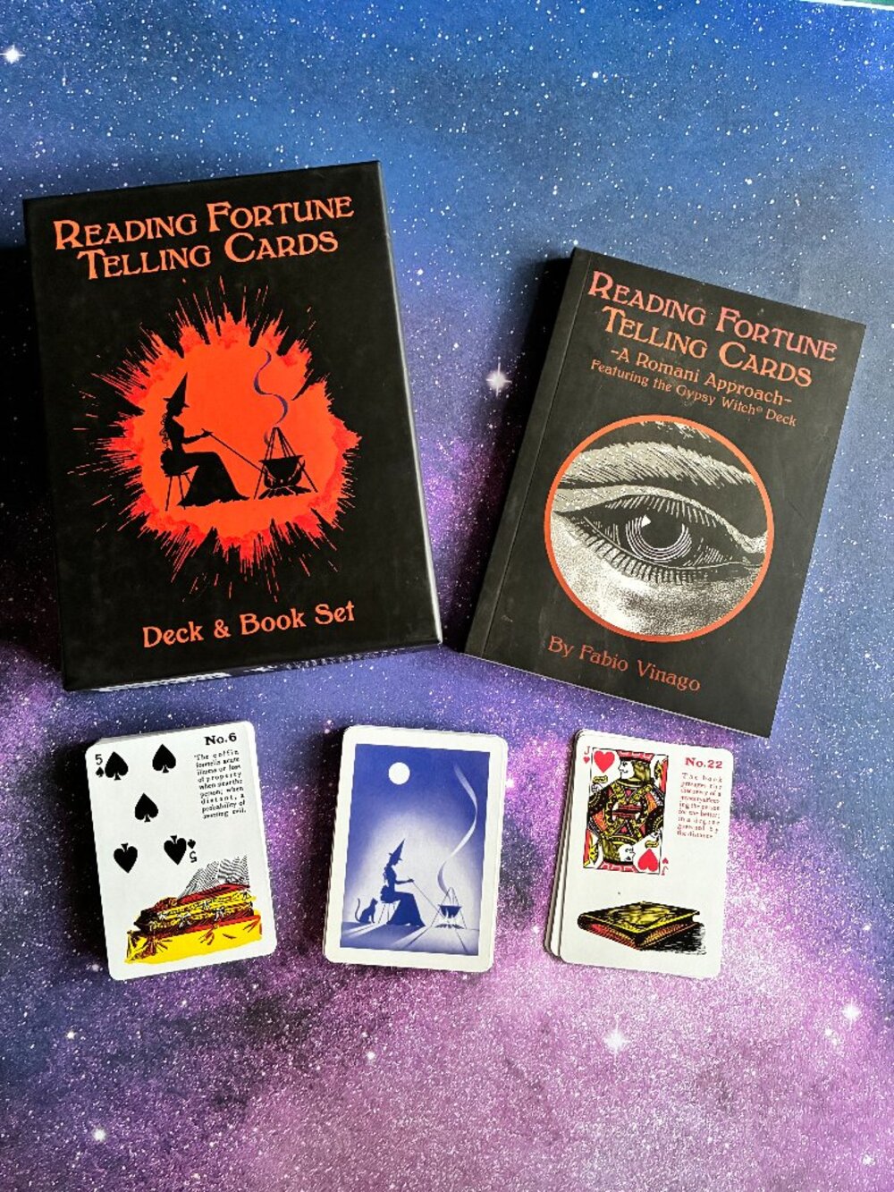 Reading Fortune Telling Cards Deck and Book Set